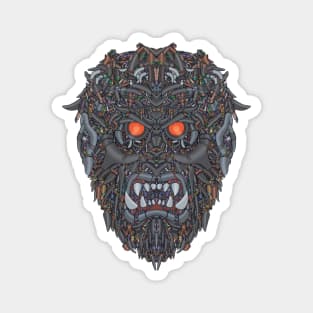 Mecha Soul Wolfman 03 Magnet