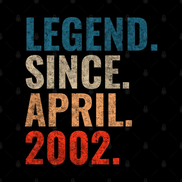 Legend since April 2002 Retro 2002 by TeeLogic