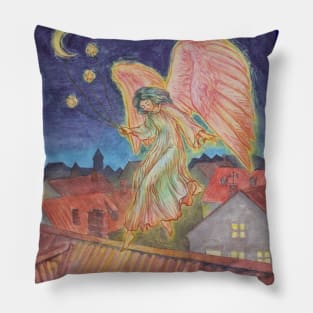 Good Night Angel Pillow