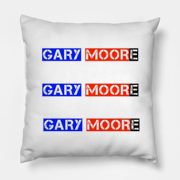 gary moore Pillow by Fashionkiller1