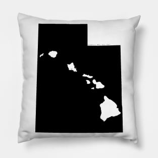 Utah and Hawai'i Roots by Hawaii Nei All Day Pillow