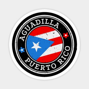 Aguadilla Puerto Rico Puerto Rican Pride Flag Magnet