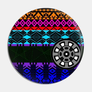 mandala pattern in totonac art in ecopop wallpaper Pin