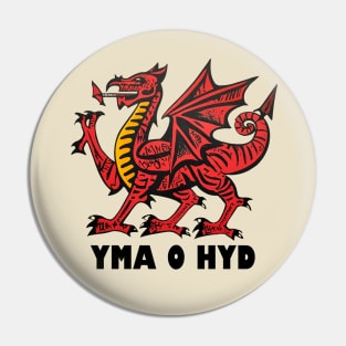 Welsh Dragon Yma O Hyd Pin