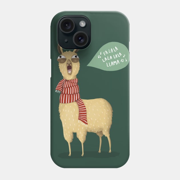 Holiday Llama Phone Case by agrapedesign