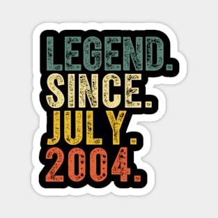 20 Legend Since July 2004 20Th Magnet