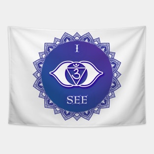 Third Eye Chakra Mantra - I See Tapestry