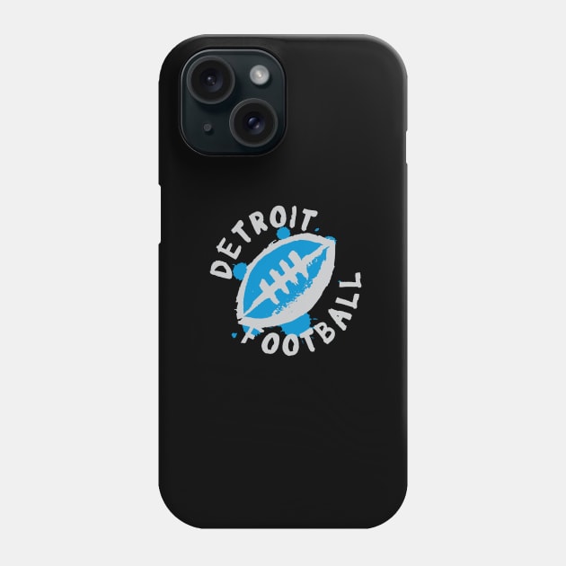 Detroit Football 02 Phone Case by Very Simple Graph