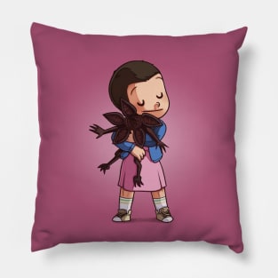 Eleven & Demogorgon Pillow