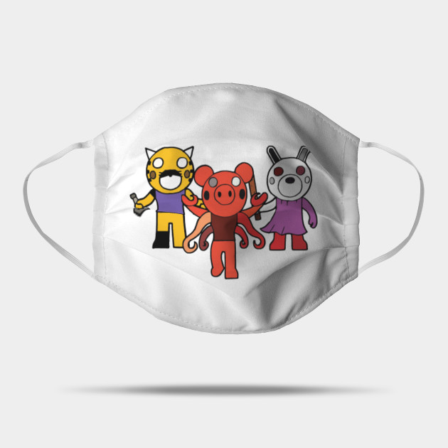 Piggy Roblox Roblox Game Roblox Characters Roblox Piggy Mask Teepublic - roblox piggy mask