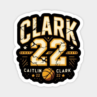 Clark 22 Caitlin Clark 22 signature Magnet