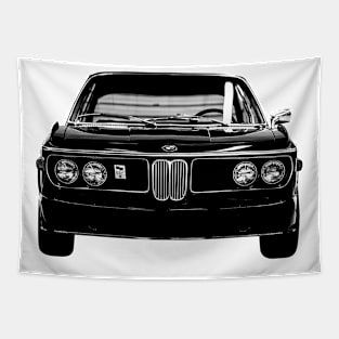 BMW 3.0CSL (1972–1975)  Cars Form Black Design Tapestry