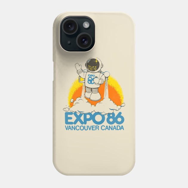 Retro Defunct Expo 86 World's Fair Vancouver Canada Phone Case by darklordpug