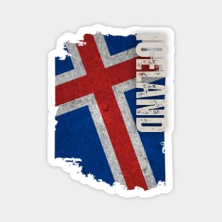 Iceland flag, icelandic flag Magnet