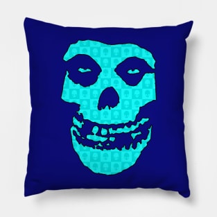 Crimson Ghost - Light Blue Aliens Pillow