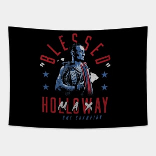 Max Holloway Blessed BMF Champion Tapestry