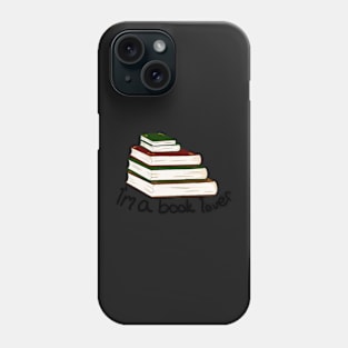 i am a book lover Phone Case