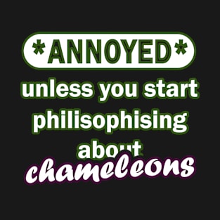 Chameleon Fan Kindergarten Boys Name Sleepy T-Shirt