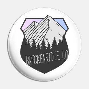 Breckenridge, Colorado Mountain Crest Sunset Pin