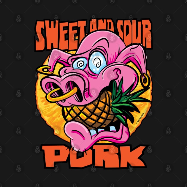 Sweet and Sour Pork by eShirtLabs