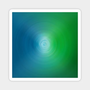 Blue and Green Gradation Magnet