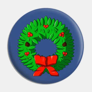 Holiday Wreath Pin