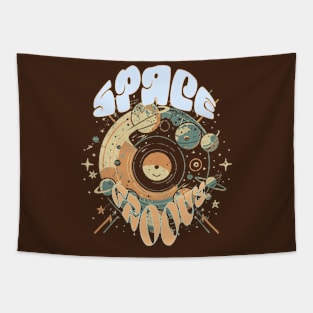 Space Groove Pop Rock T-Shirt Tapestry