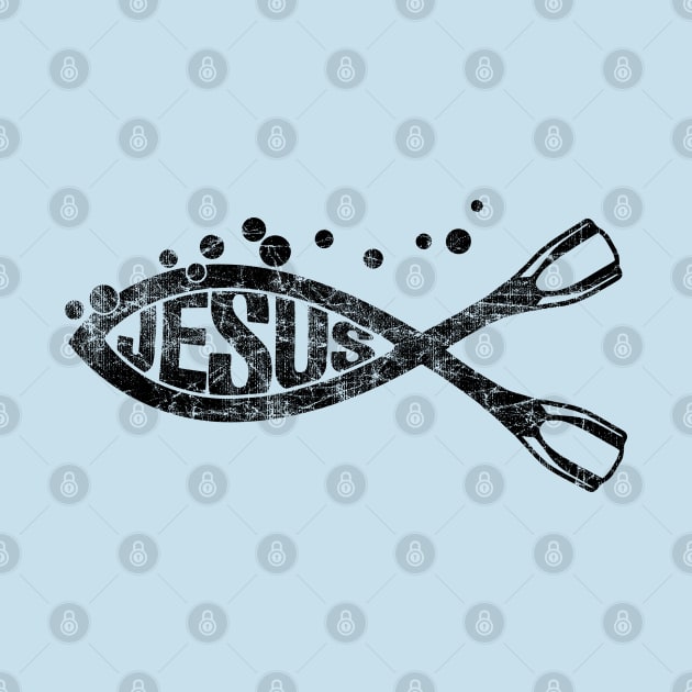 Jesus Scuba Dive Fins Bubbles Christian Scuba Jesus Fish by TeeCreations