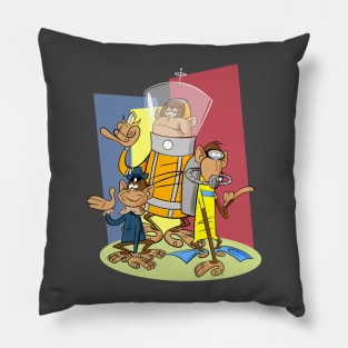 Super Secret Monkey Squad Pillow