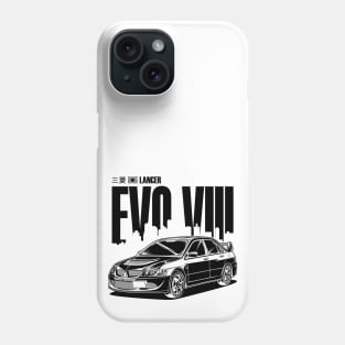 Lancer Evolution VIII - Black Print Phone Case