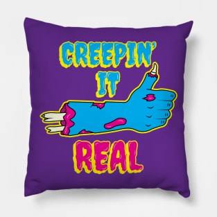 Creepin' It Real Zombie Thumbs Up Pillow