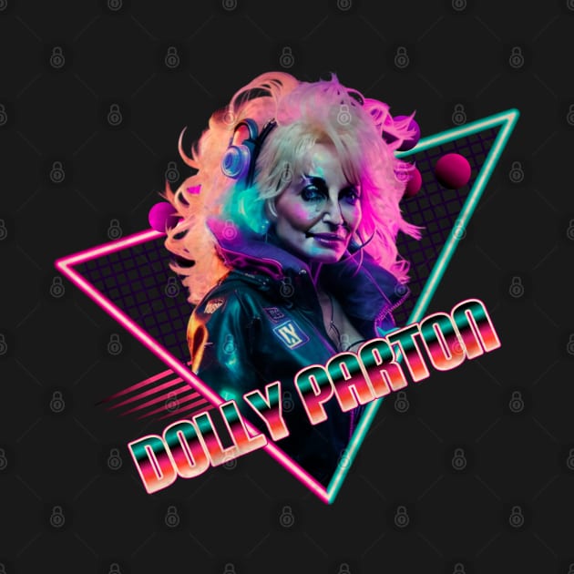 Dolly Parton cyberpunk by Olivia alves