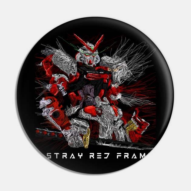 Astray Red on Scribble Pin by CoretanVector