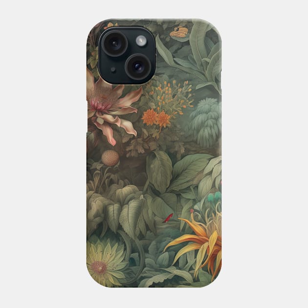 A.I. Gardens :: Sampling Masters :: Ernst Haeckel + Rembrandt Phone Case by marcelserrano