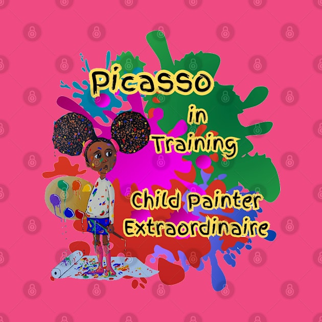 Picasso in training Child painter Extraordinaire by Darin Pound