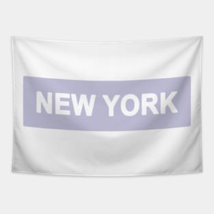 Purple New York Tapestry