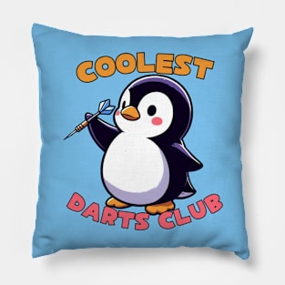 Darts penguin Pillow