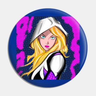 stacy the blonde ghost hero ecopop Pin