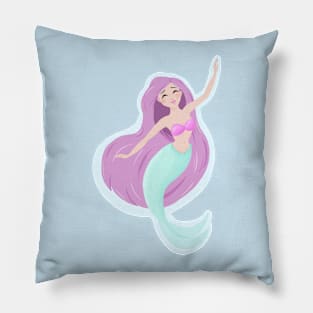 Pastel Mermaid Pillow