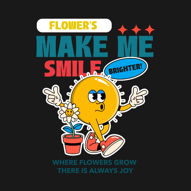 Fun flower shirt by Inspire Wizard