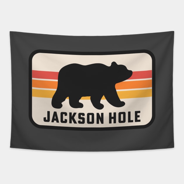 Jackson Hole Wyoming Vacation Bear Grand Teton National Park Tapestry by PodDesignShop