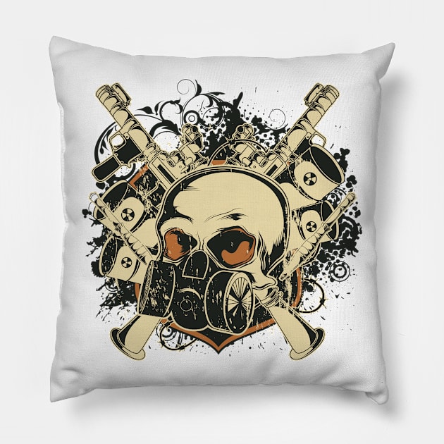 skull Pillow by Silemhaf