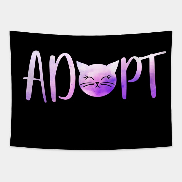 Adopt don't shop - Cats Tapestry by PrettyPittieShop