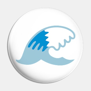 Giant Ocean Wave Emoticon Pin