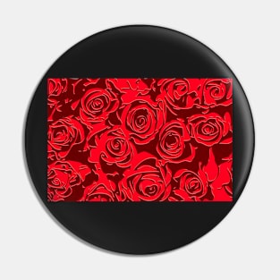 Red Roses | Floral Art Pin