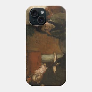 Portrait of Mme Lisle and Mme Loubens by Edgar Degas Phone Case