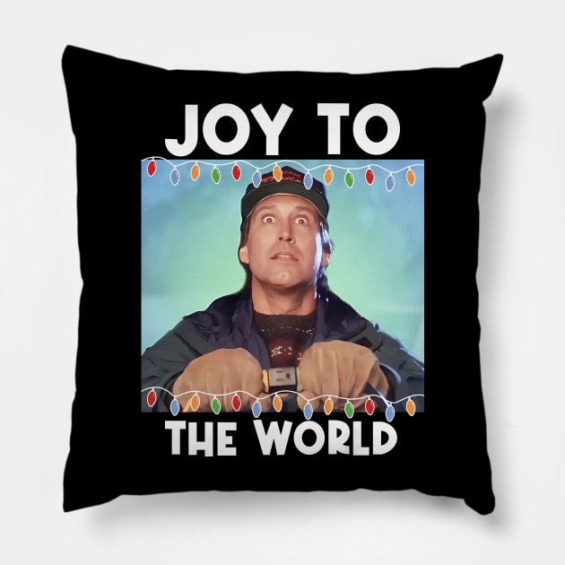 Joy To The World Pillow by Pop Laris Manis