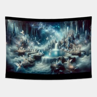 Enchanted Fae Grotto Tapestry