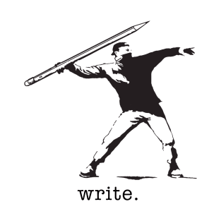 Pencil Thrower Banksy - WRITE T-Shirt