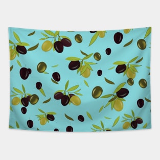 Olives pattern texture Tapestry